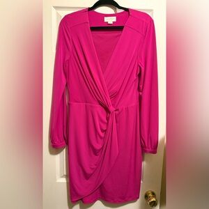 Jessica Simpson Pink Draped Dress